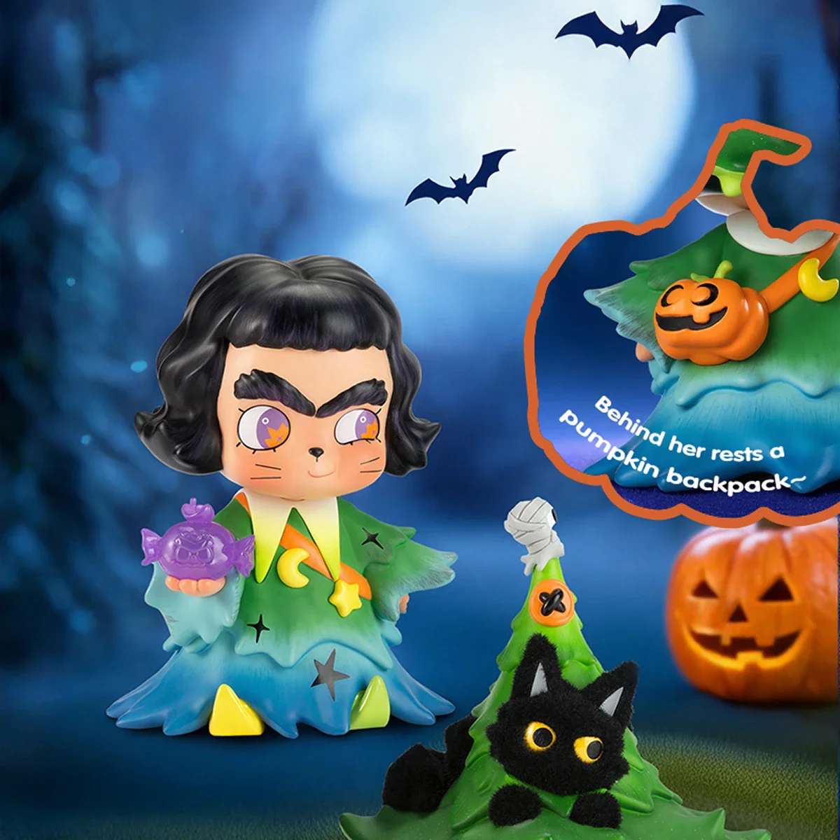 CICILU - THE WITCH AND BLACK CAT FIGURE - Image 4