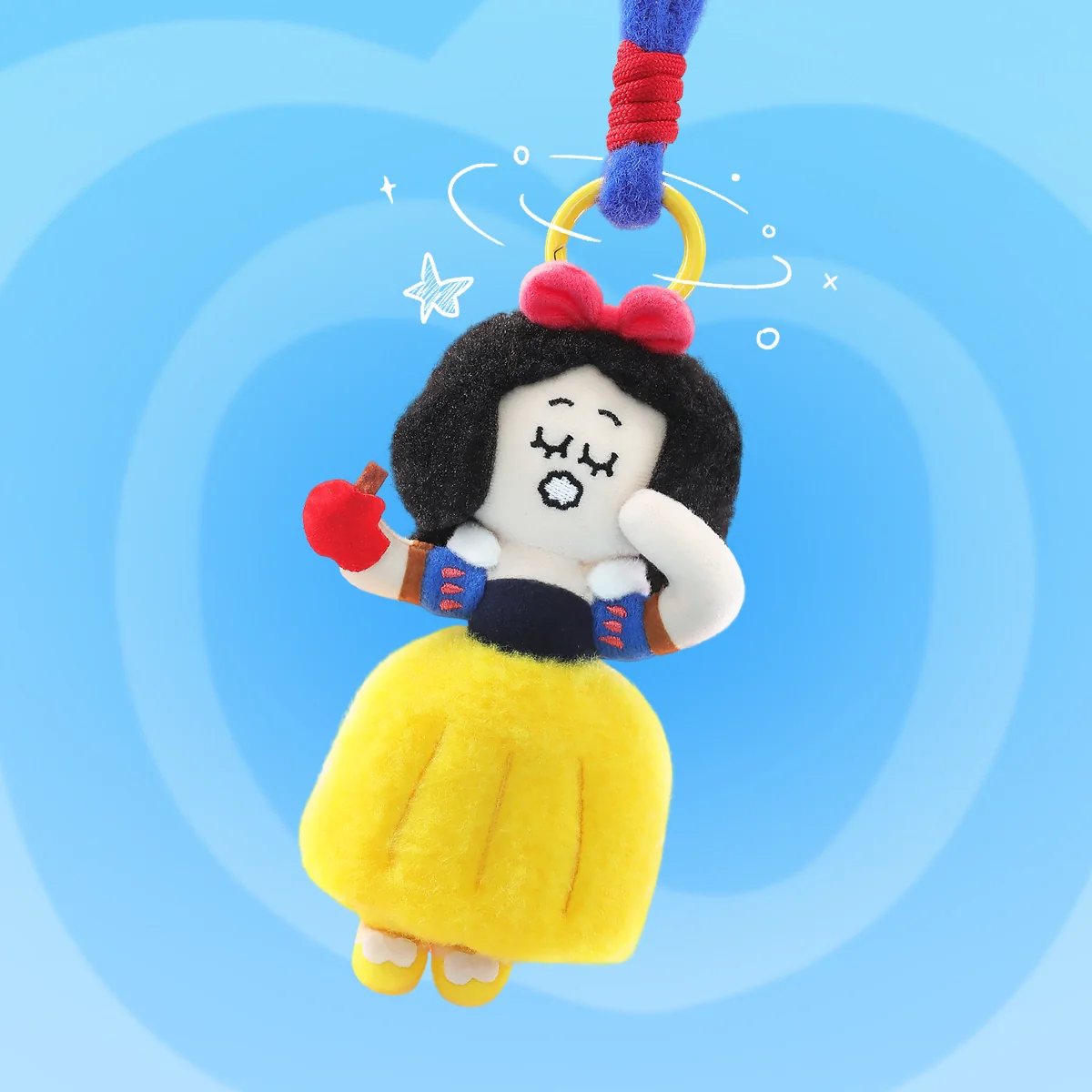 DISNEY PRINCESSES ON THE RUN PLUSH KEYCHAIN - Image 3