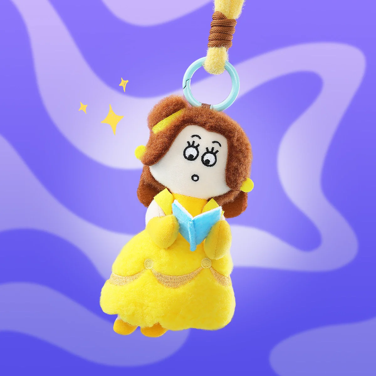 DISNEY PRINCESSES ON THE RUN PLUSH KEYCHAIN - Image 9