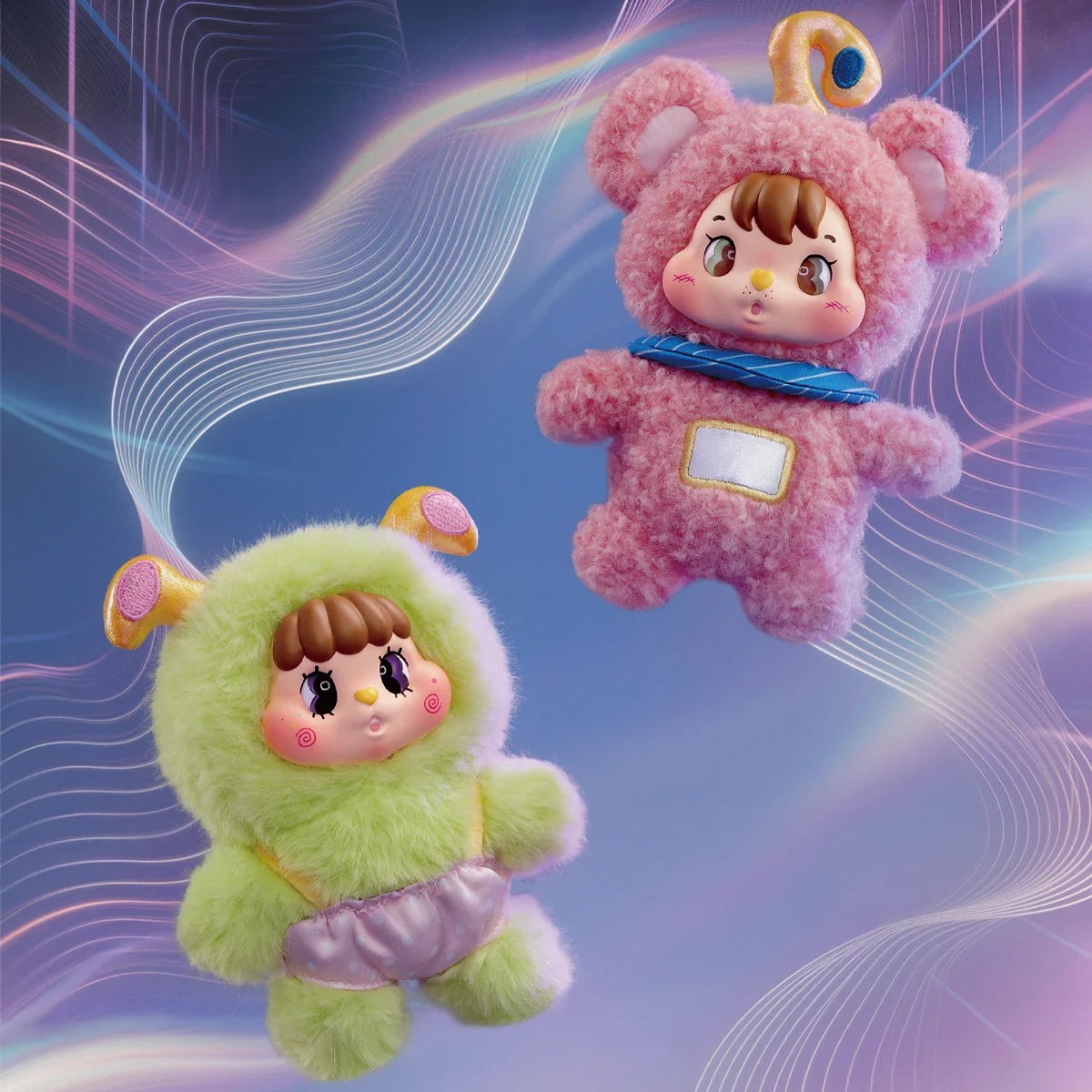 LITTLE BUNS 20TH-CENTURY SPACE FANTASY SERIES PLUSH KEYCHAINS - Image 7