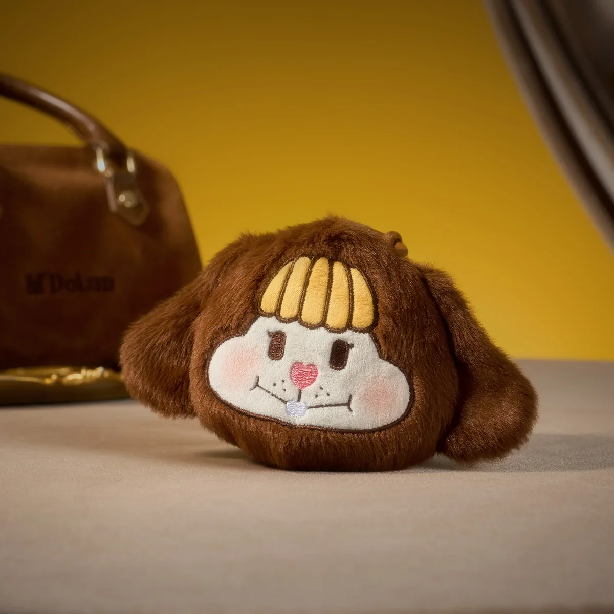 LITTLE BUNS CHOCOLATE BUNNY PLUSH MIRROR CHARM - Image 4