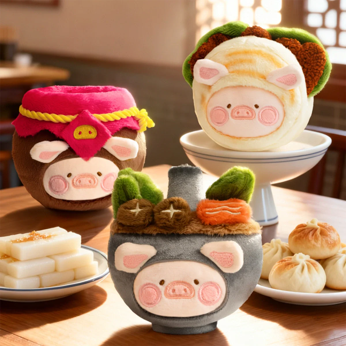 LULU THE PIGGY LU'S TABLE - FOOD HUNTER SERIES PLUSH KEYCHAIN BLINDBOX - Image 3