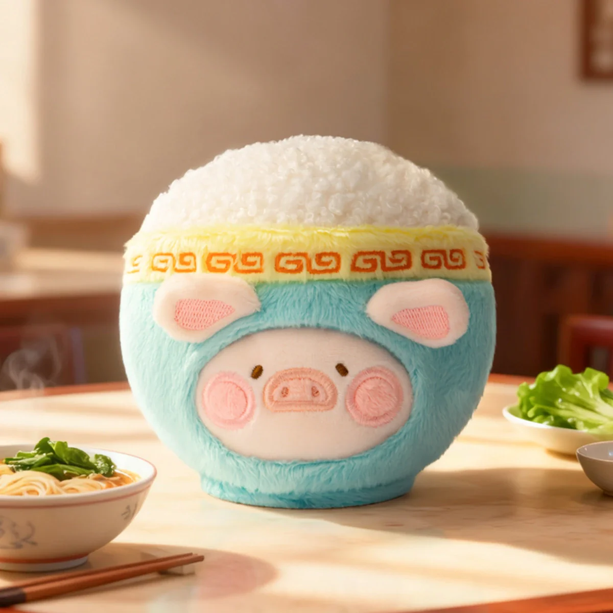 LULU THE PIGGY LU'S TABLE - FOOD HUNTER SERIES PLUSH KEYCHAIN BLINDBOX - Image 5