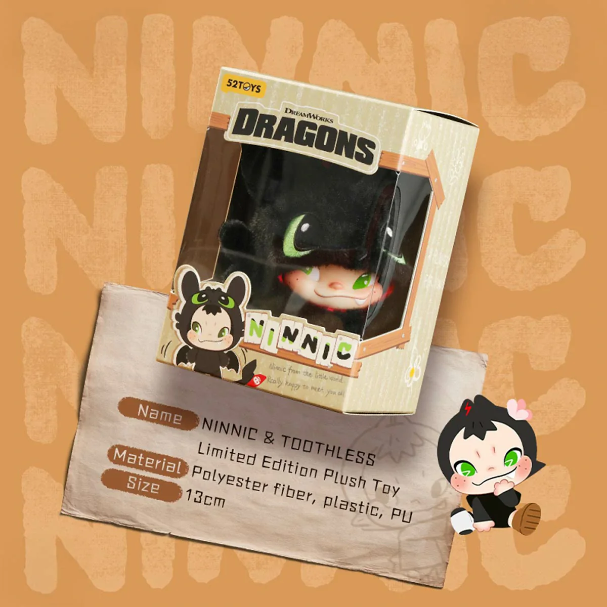 NINNIC & TOOTHLESS LIMITED EDITION PLUSH TOY - Image 6