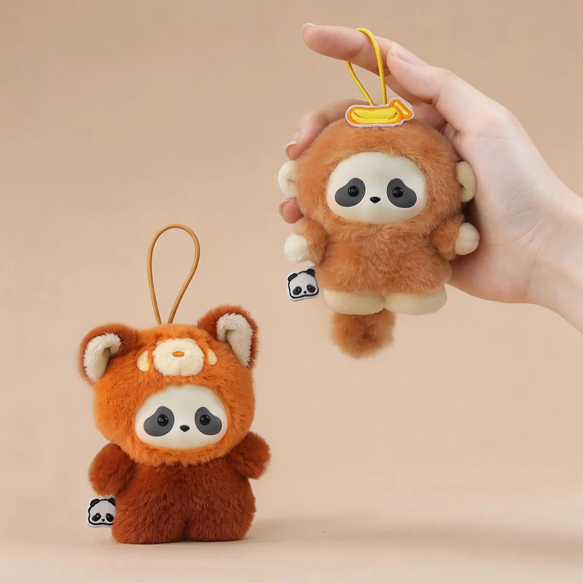 PANDA ROLL THE ZOO IN HANDS SERIES PLUSH KEYCHAIN - Image 11
