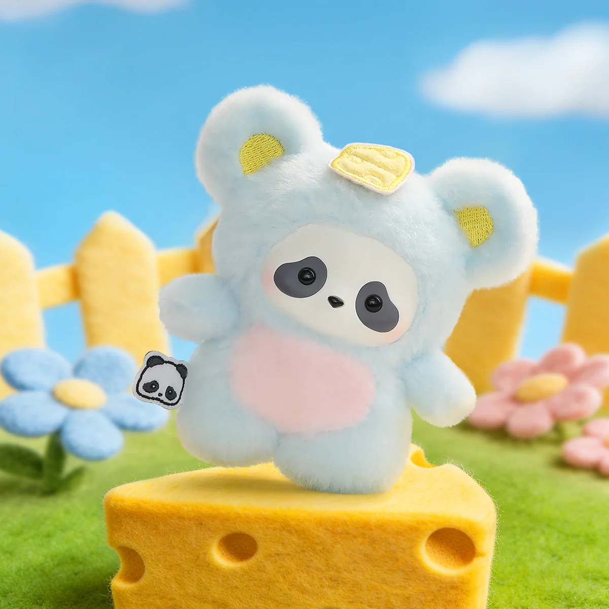 PANDA ROLL THE ZOO IN HANDS SERIES PLUSH KEYCHAIN - Image 6