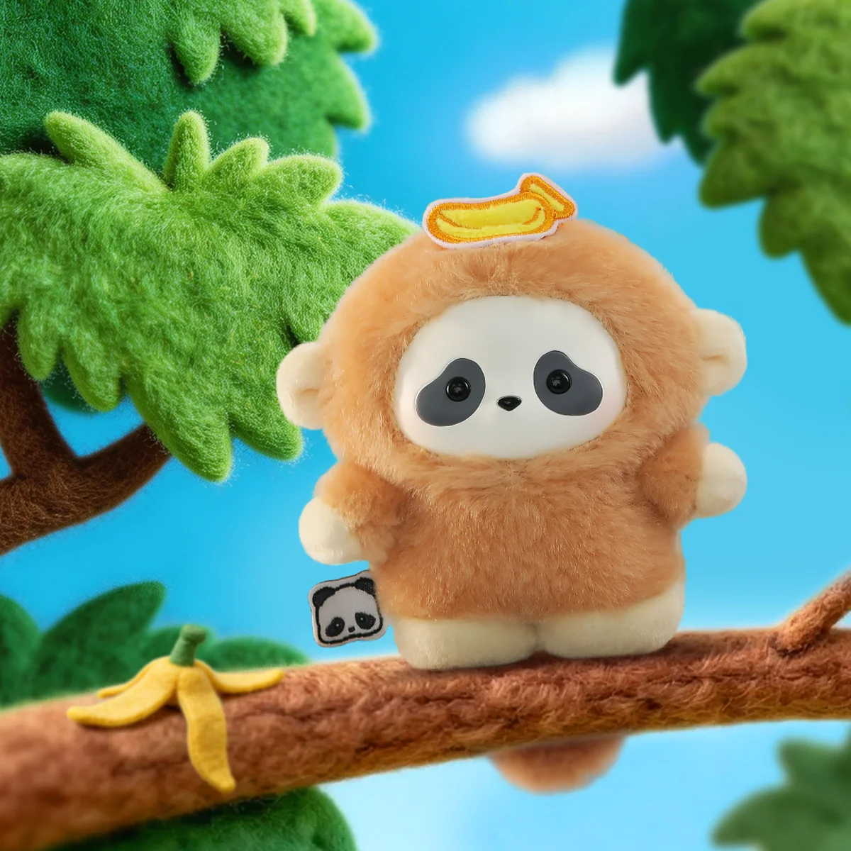 PANDA ROLL THE ZOO IN HANDS SERIES PLUSH KEYCHAIN - Image 8