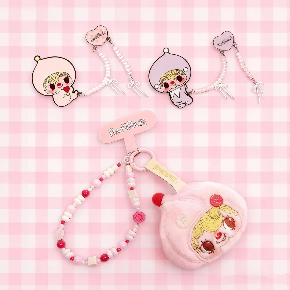 POUKA CHILDHOOD BUTTON PHONE CHARM - Image 3