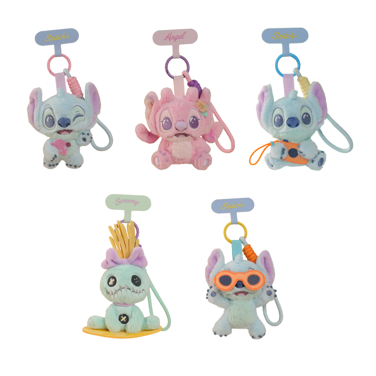 STITCH ALOHA HAWAII SERIES – PLUSH PHONE STRAP BLIND BOX - Image 2